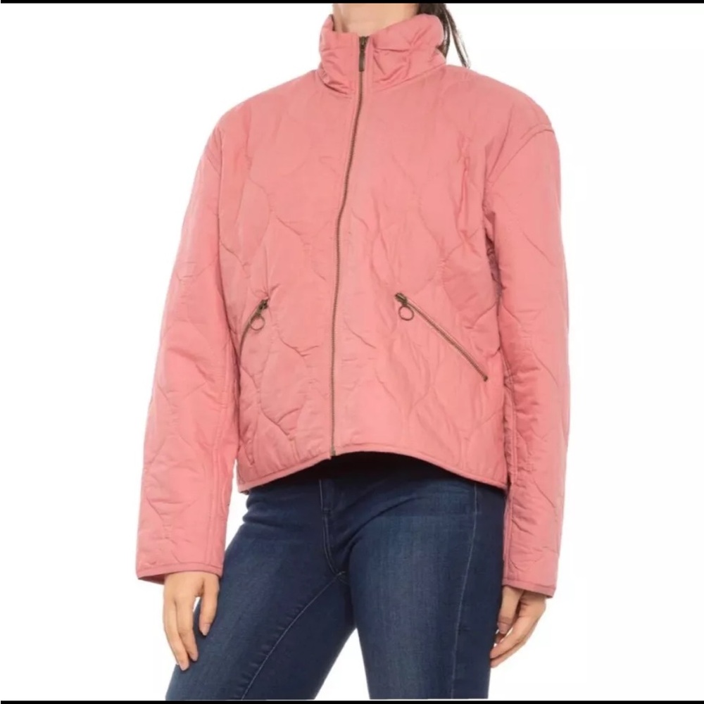 Lucky Brand | Carry On quilted jacket | Blush Pink | L